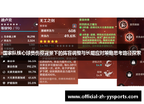 国家队核心球员伤停背景下的阵容调整与长期应对策略思考路径探索